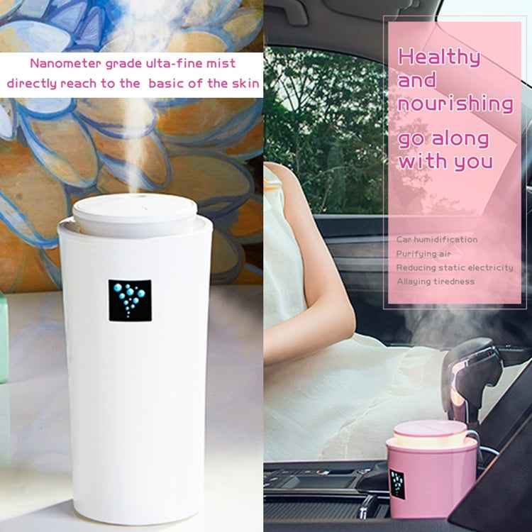 Small-3 2W Humidifier Moisture Meter Moisturizing Instrument with LED Night Light, Water Tank Capacity: 260ml