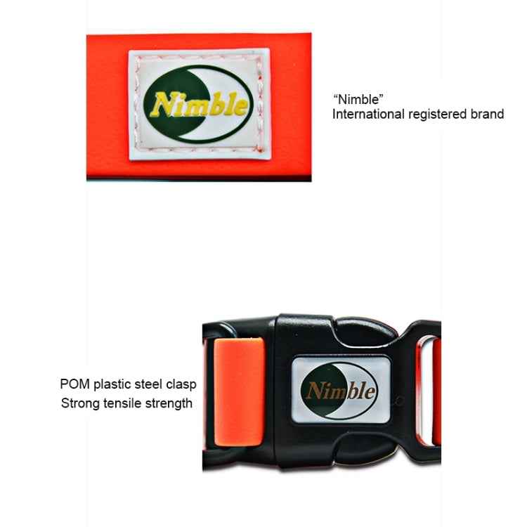 PVC Material Waterproof Adjustable Dual Loop Pet Dogs Collar, Suitable for Ferocious Dogs, Size: L, Collar Size: 39-63 cm