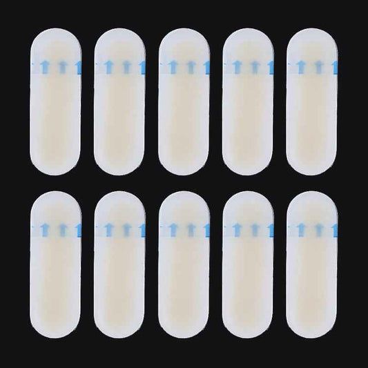 10 PCS Foot Care Skin Hydrogel Analgesic Plaster Blisters Slip Heel Protector Size: 20x60cm