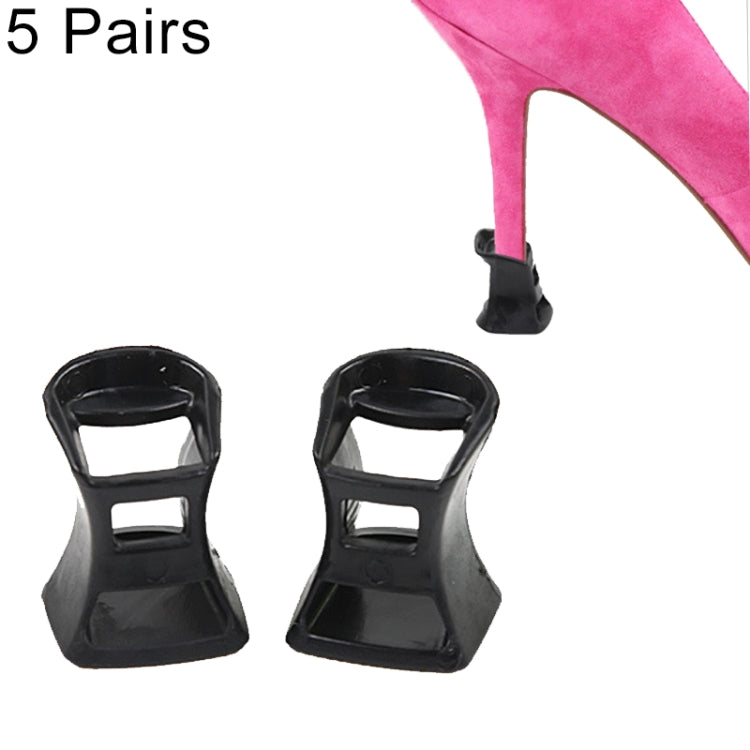 5 Pairs Hard Wearing Anti-slip PVC StoppersShoes High Heel Cover Protectors, Size: S ,Random Color Delivery, Size: S
