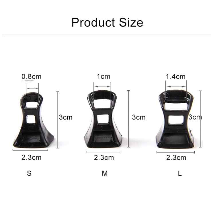 5 Pairs Hard Wearing Anti-slip PVC StoppersShoes High Heel Cover Protectors, Size: M ,Random Color Delivery