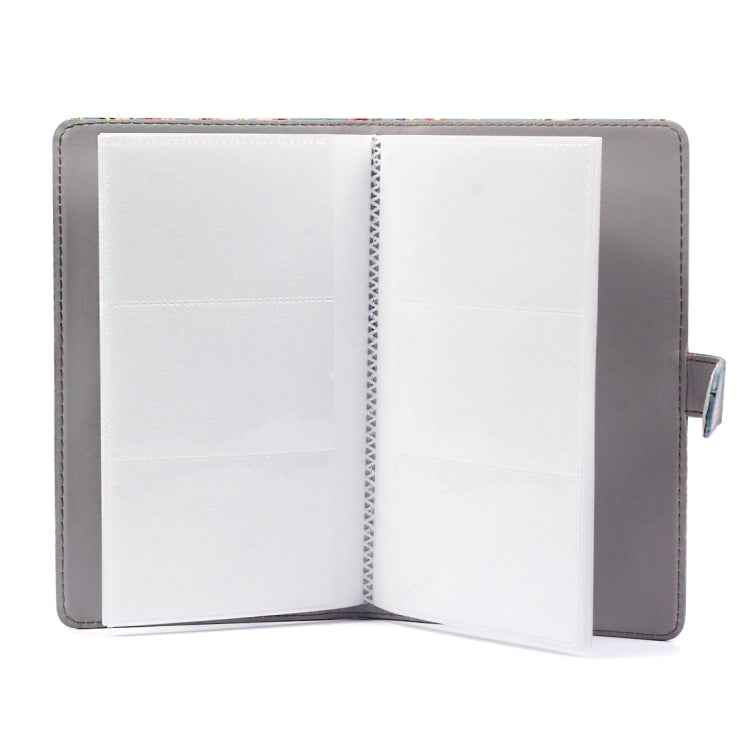 Rose Pattern 3 inch DIY PU Mini Creativity Insert Type 32 Pages Exquisite Photo Album for Polaroid