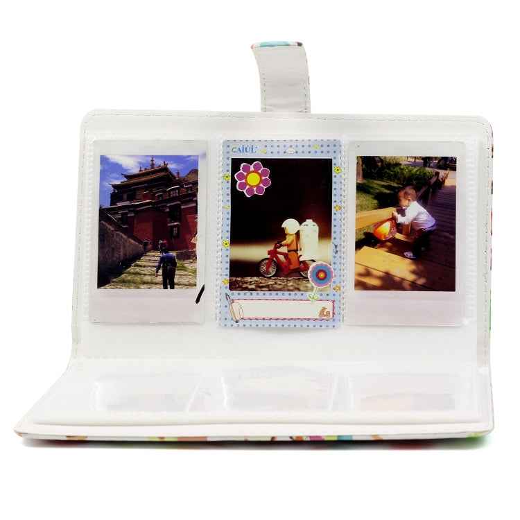 Dessert Pattern 3 inch DIY PU Mini Creativity Insert Type 32 Pages Exquisite Photo Album for Polaroid