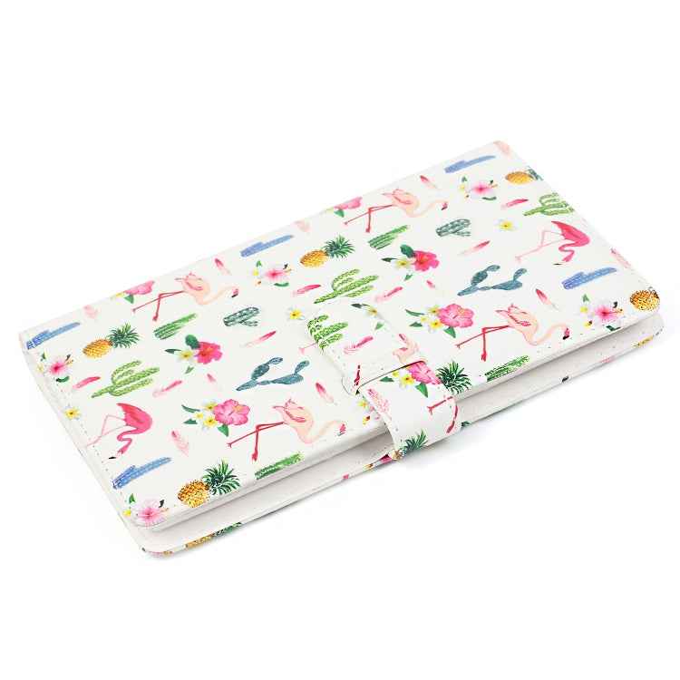 Flamingo Cactus Pattern 3 inch DIY PU Mini Creativity Insert Type 32 Pages Exquisite Photo Album for Polaroid
