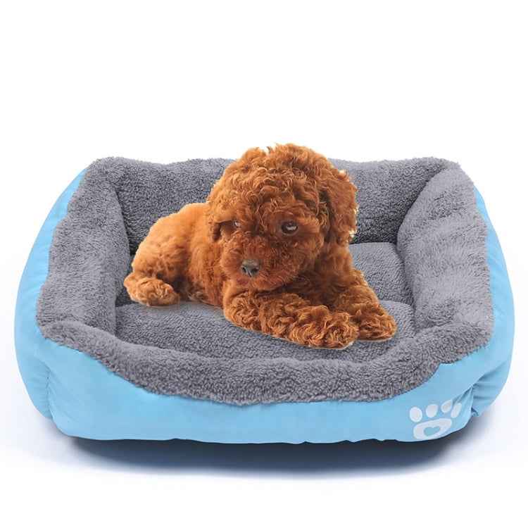 Candy Color Four Seasons Genuine Warm Pet Dog Kennel Mat Teddy Dog Mat, Size: L, 66×50×14cm