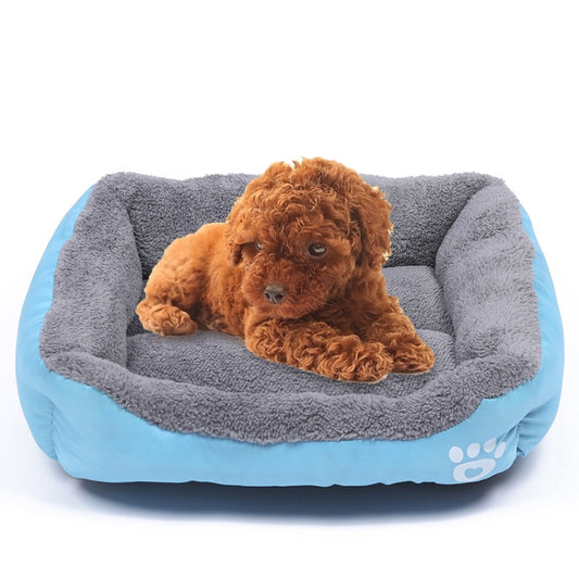 Candy Color Four Seasons Genuine Warm Pet Dog Kennel Mat Teddy Dog Mat, Size: L, 66×50×14cm, Size: L