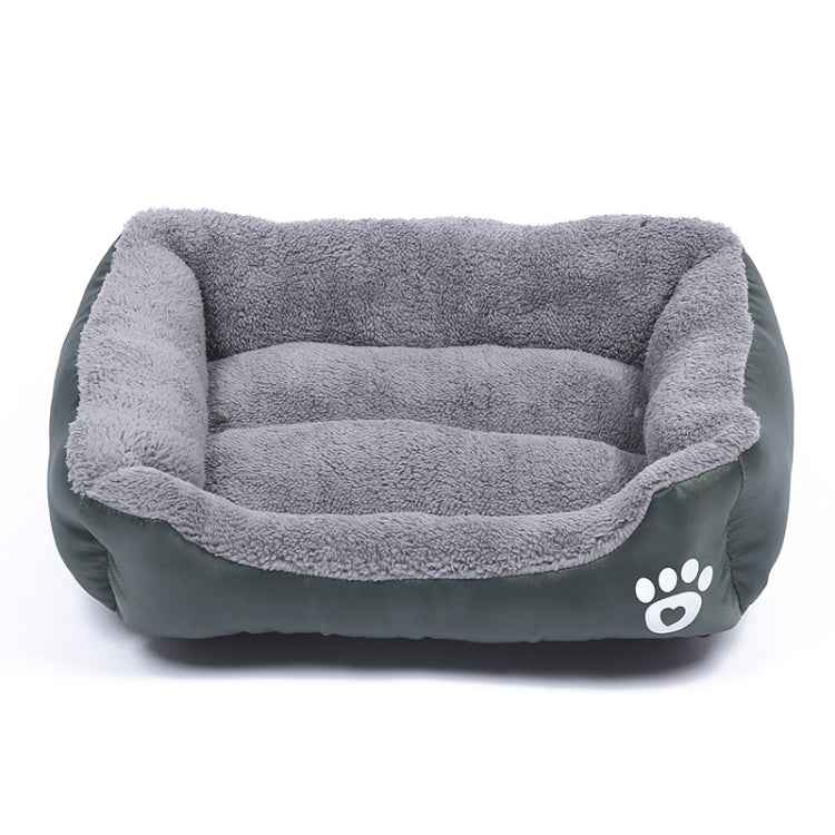 Candy Color Four Seasons Genuine Warm Pet Dog Kennel Mat Teddy Dog Mat, Size: M, 54×42×12cm