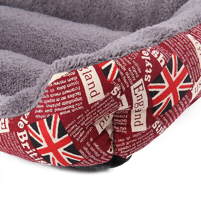 Candy Color Four Seasons Genuine Warm Pet Dog Kennel Mat Teddy Dog Mat, Size: XL, 80×60×16cm, Size: XL