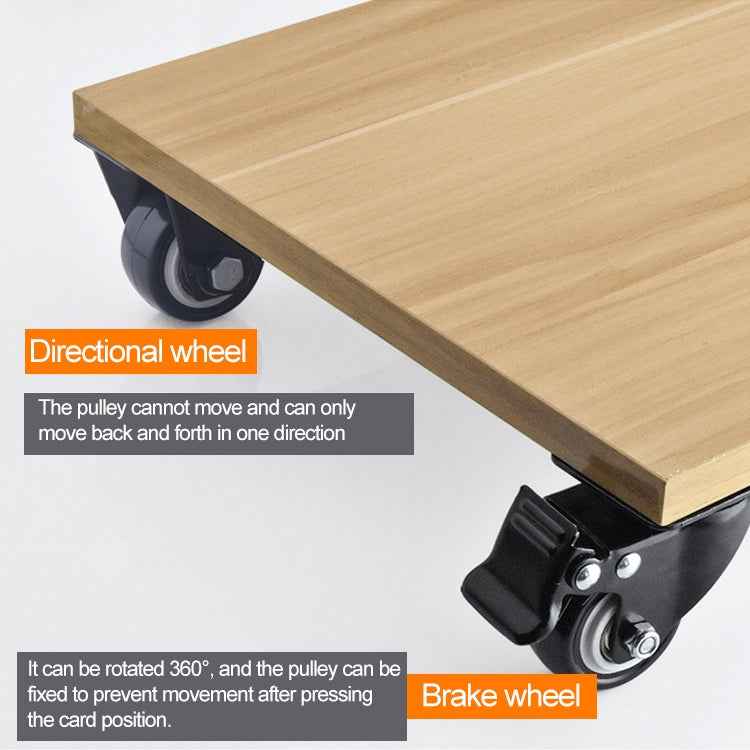 2 PCS 2 inch Furniture Cabinet Coffee Table Silent Universal Wheel