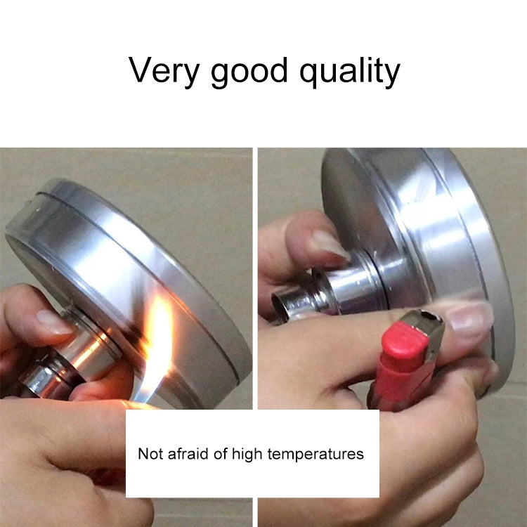 Removable and Washable Space Aluminum Plated Round Pressurized Top Spray Shower Head, Size: 82mm