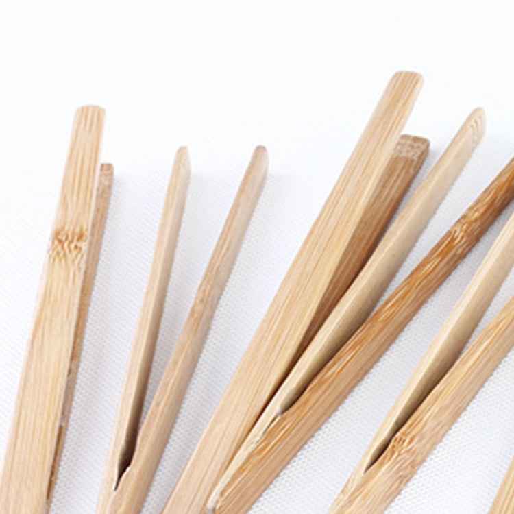 Bamboo Straight Tweezer Plants Cleaning Tool Moss Micro-landscape Making Tools Bamboo Product Plants Tweezers, Length: 18cm