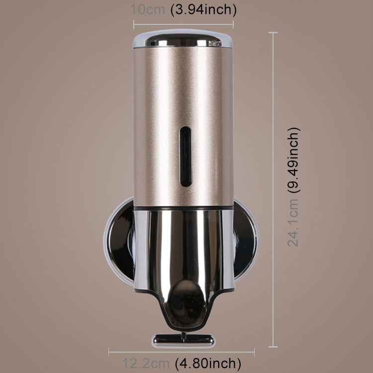 Hotel Shower Manual Dispenser Wall Mounted Washing Liquid Shampoo Soap Bottle, Capacity: 500ml