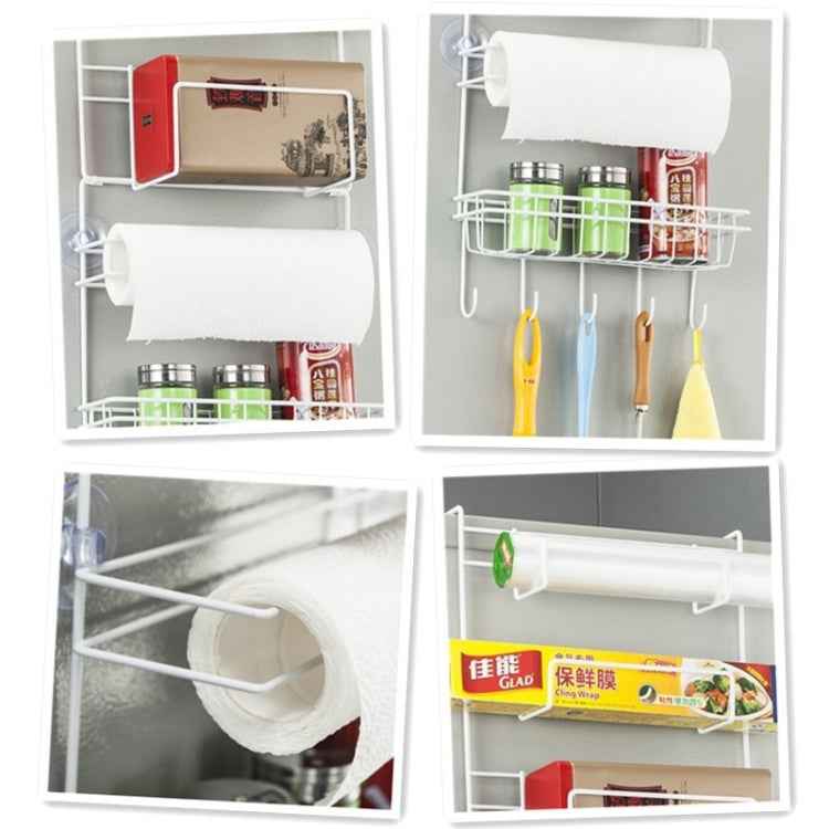 Multi-layer Fridge Storage Rack Side Shelf Sidewall Holder Multi-function Kitchen Organizer Household, Size: 25 x 9.5 x 62cm