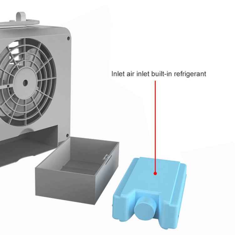 Portable Mini Silent Household Energy Saving Desktop Air Conditioner Fan Electric Air Cooler
