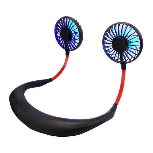 Creative Mini Hanging Neck Type Fan Outdoor LED Fan