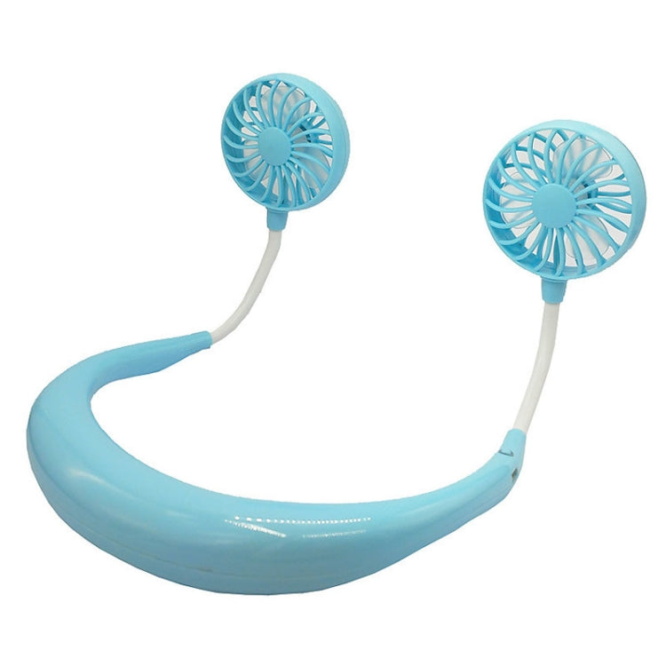 Creative Mini Hanging Neck Type Fan Outdoor LED Fan