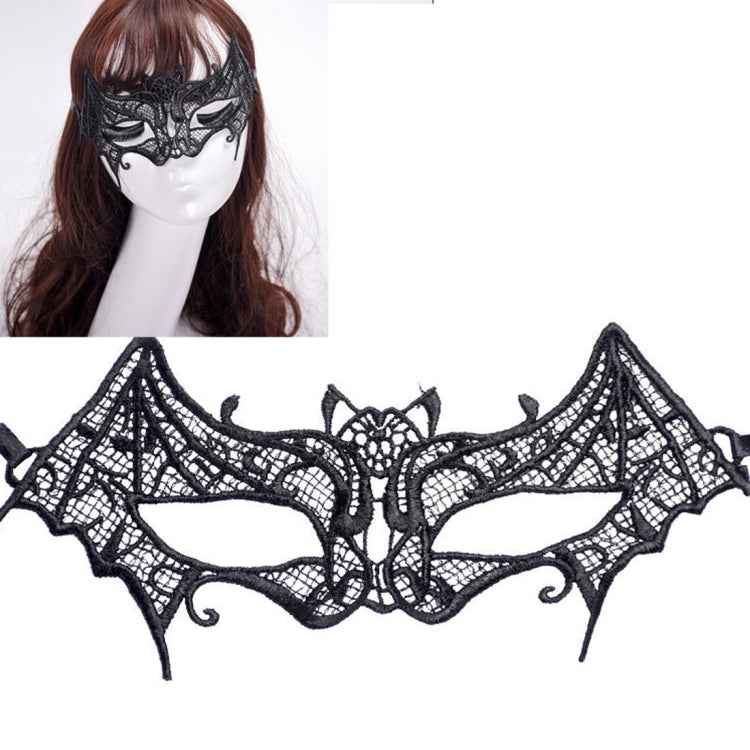 Halloween Masquerade Party Dance  Sexy Lady Lace Bat Mask