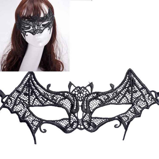 Halloween Masquerade Party Dance  Sexy Lady Lace Bat Mask