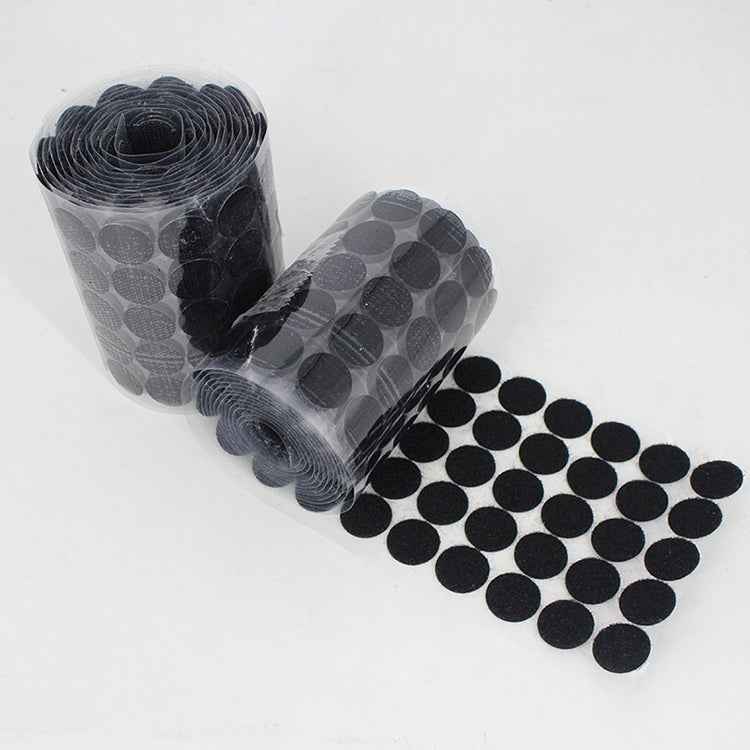 1000 PCS 16mm Round Nylon Adhesive Hook and Loop Fastener
