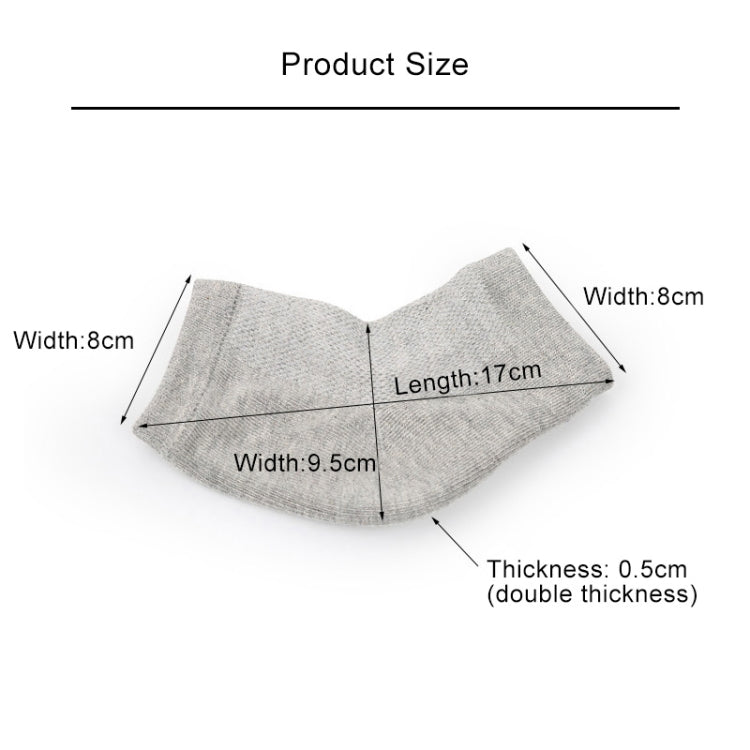 Polyester-cotton Gel Anti-foot Heel Dry Cracking Moisturizing Socks Protection Sleeve ,Random Color Delivery