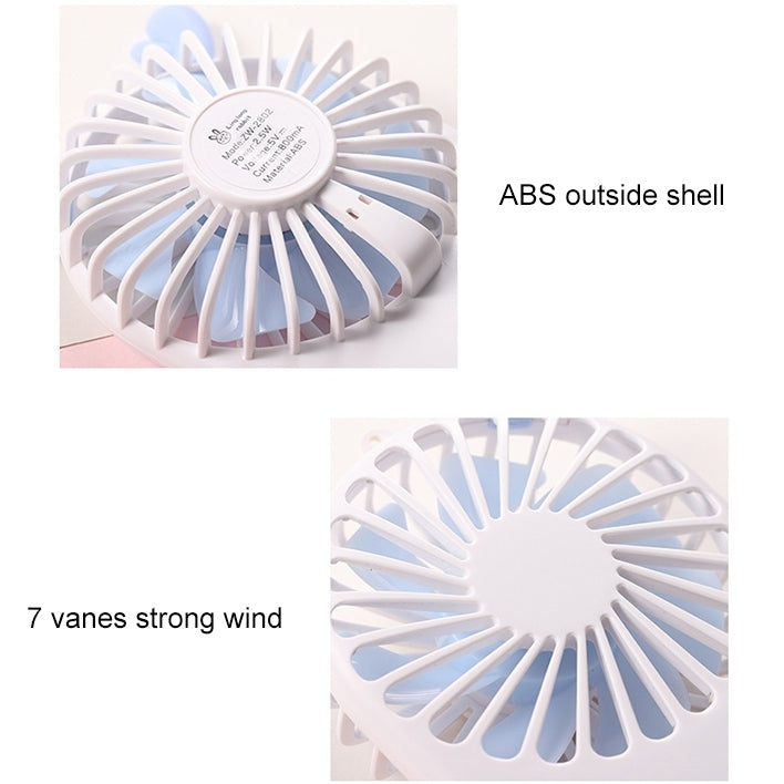 Portable Mini USB Charging Pocket Fan with 3 Speed Control