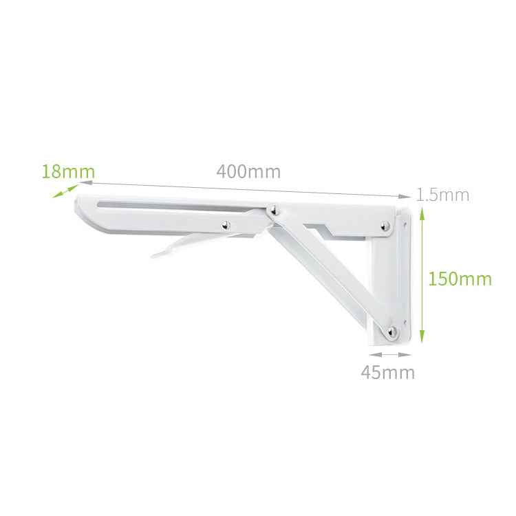 16 inch Wall-mounted Foldable K-shaped Storage Shelf for Dining Table