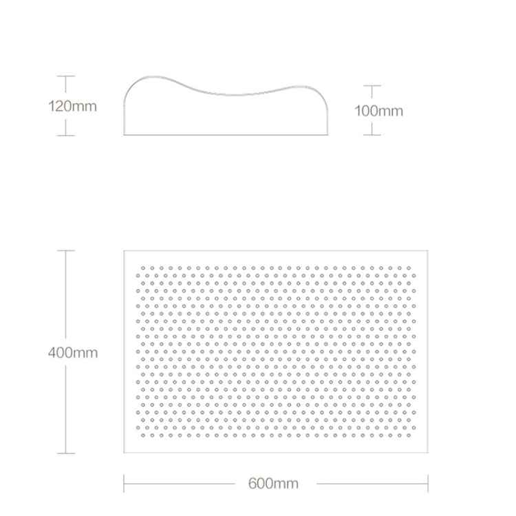 Original Xiaomi Youpin 8H Z2 Natural Latex Pillow Soft Breathable Spine Protection Massage Care Pillow with Cotton Pillowcase