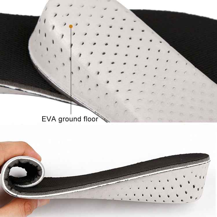 1 Pair EVA Breathable Insert Shoes Height Increase Insoles, Height: 2cm