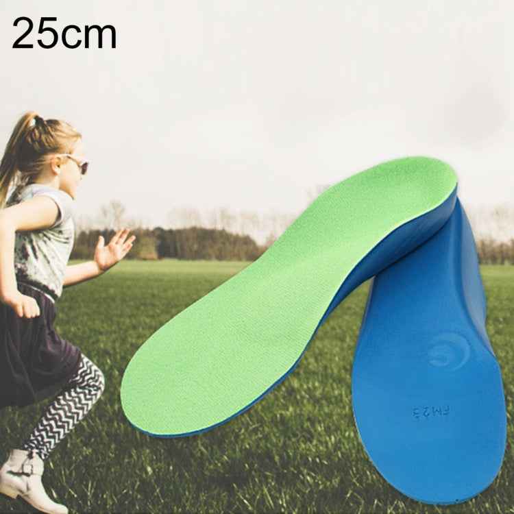 Children PU XO Leg Corrective Insole, Size: 25cm