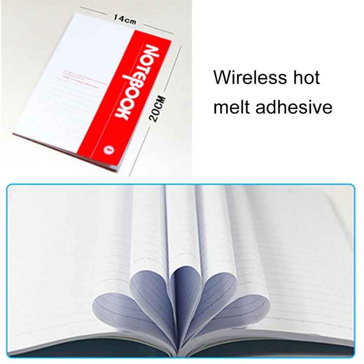 10 PCS 20 Pages A5 Soft Cover Diary Notebook Office Supply, Random Color Delivery