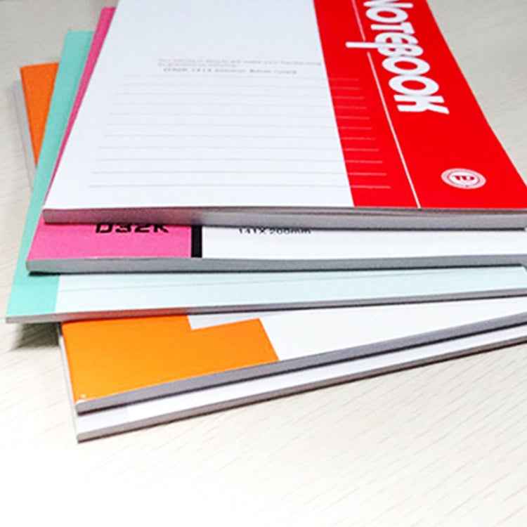 10 PCS 40 Pages A5 Soft Cover Diary Notebook Office Supply, Random Color Delivery