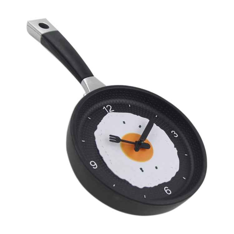 Fried Egg Pan Shape Creative Living Room Decorative Wall Clock