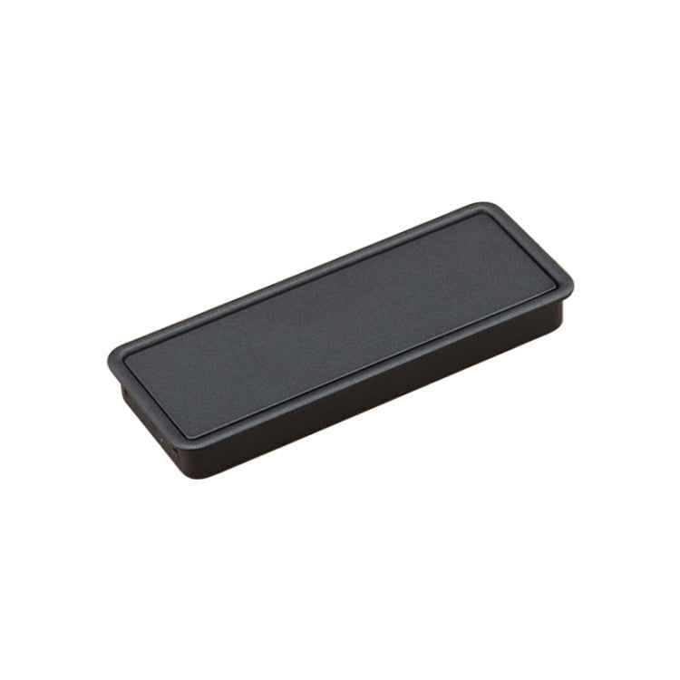 Simple Wardrobe Slotted Scrub Handle Concealed Recessed Drawer Invisible Handle, Hole Distance：96mm