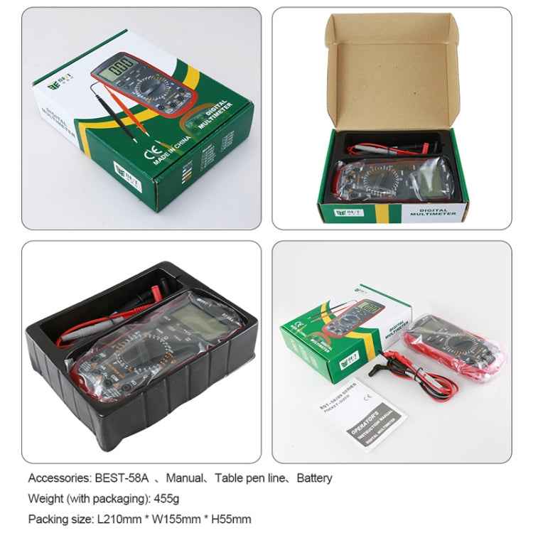 BEST-58A Multi Function Digital Multimeter