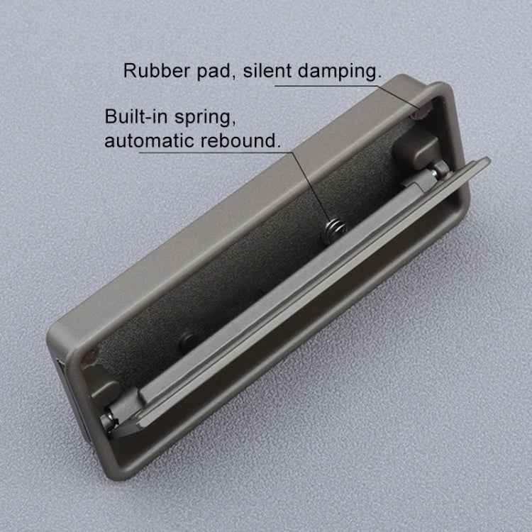 Simple Wardrobe Slotted Scrub Handle Concealed Recessed Drawer Invisible Handle, Hole Distance：160mm