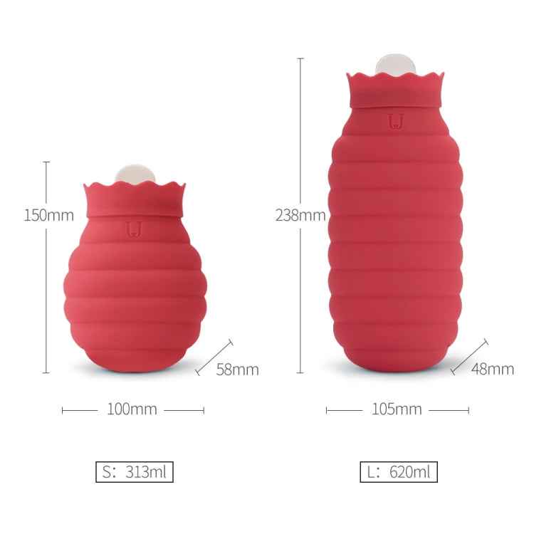 Original Xiaomi Youpin Jotun Judy Warm Water Bag  Silicone Hot Water Bag Small Size：15x10x5.8cm
