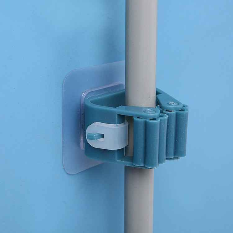 5pcs Wall-mounted Mop Storage Hooks No-stick Stick Kitchen Bathroom Brush Storage Tools