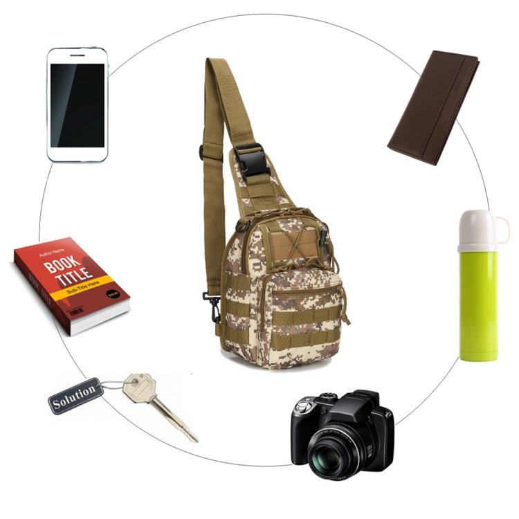 Outdoor Multipurpose Unisex 600D Backpack Camping Hiking Hunting Camouflage Backpack Bag, Size: 30*22*5.0cm