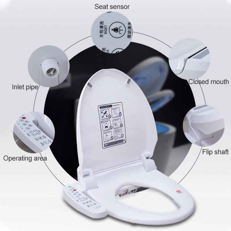 Universal Bathroom Automatic Flushing Drying Massage Intelligent Toilet Cleaner Cover