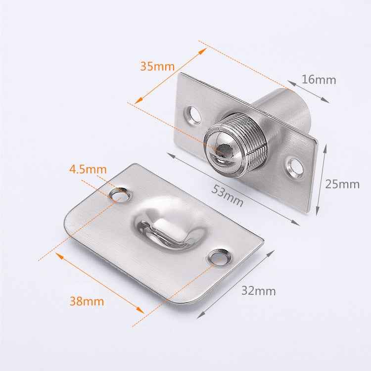 1 Set 106 Stainless Steel Invisible Door Bead Spring Beads Special Bead Lock Door Bead