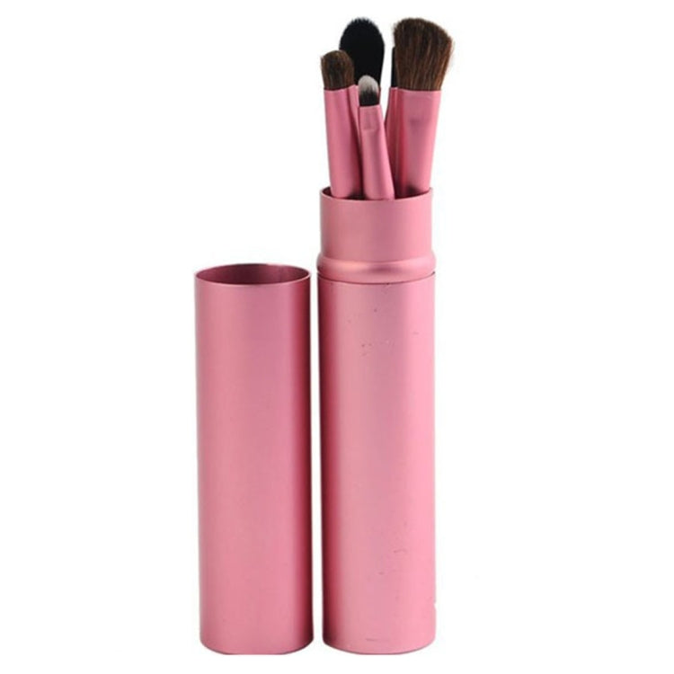 5 PCS Handle Eyes Makeup Brush Set with Aluminum Tube