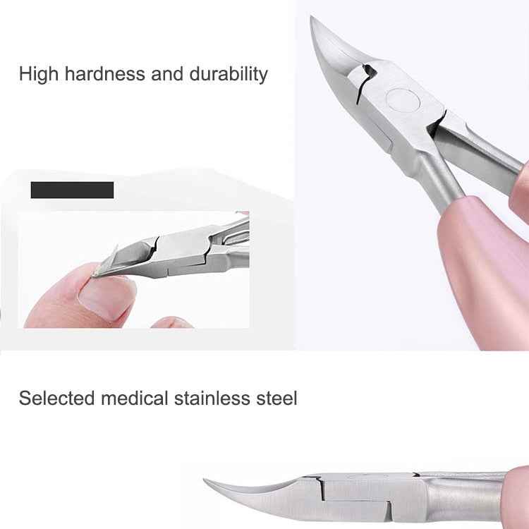2 in 1 Nail Clipper for Paronychia Stainless Steel Olecranon Nail Nipper & Ingrown Nail Lifter