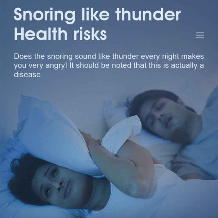 YJK100 Silicone + ABS Stop Snoring Device Anti Snore