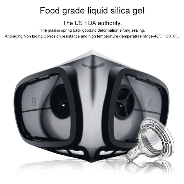Silicone Protective Reusable PM2.5 KN95 Respirator Mask Replaceable Filter Antivirus Anti-fog Face Mask