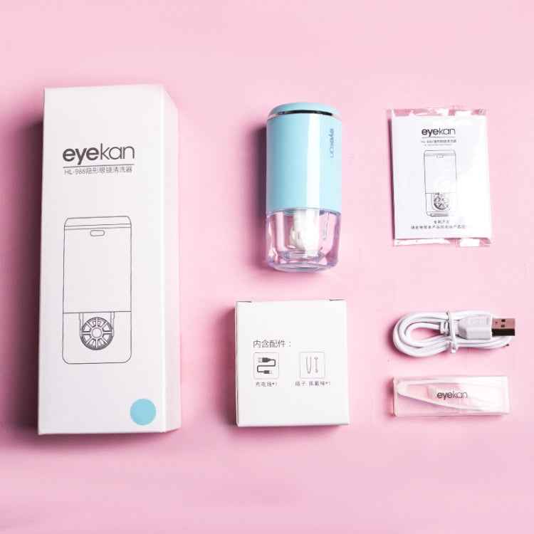 Eyekan HL-988 Ultrasonic Automatic Cleaner Beauty Lens Electric Cleaning Instrument