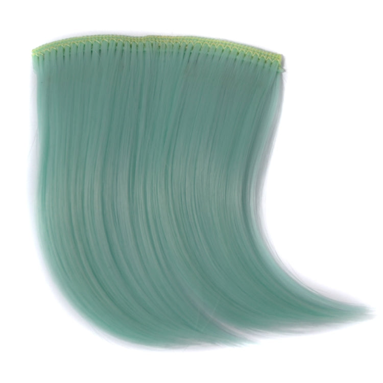 Color Gradient Invisible Seamless Hair Extension Wig Piece Straight Hair Piece Color Bangs Hair Piece