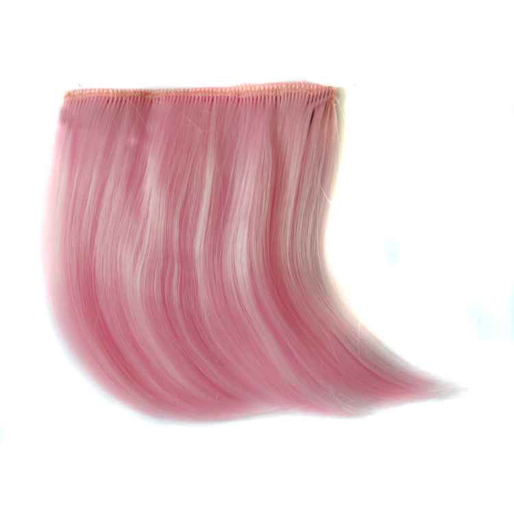 Color Gradient Invisible Seamless Hair Extension Wig Piece Straight Hair Piece Color Bangs Hair Piece
