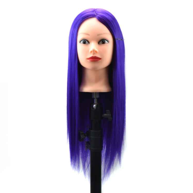 Practice Disc Hair Braided Mannequin Head Wig Styling Trimming Head Model