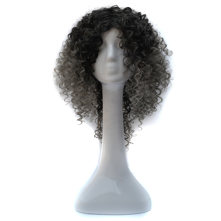 T191006 European and American Wig Headgear with Short and Small Curly Hair for Women