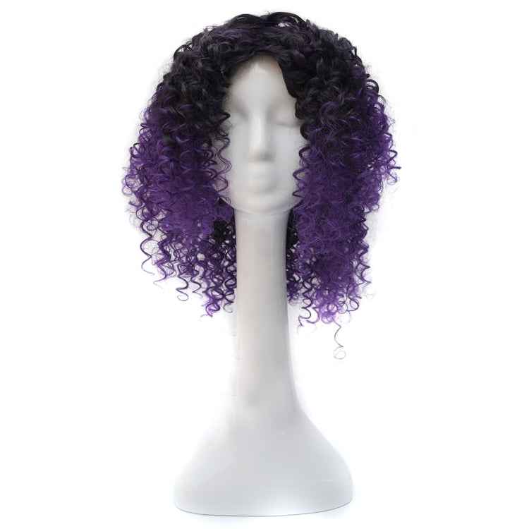 T191006 European and American Wig Headgear with Short and Small Curly Hair for Women